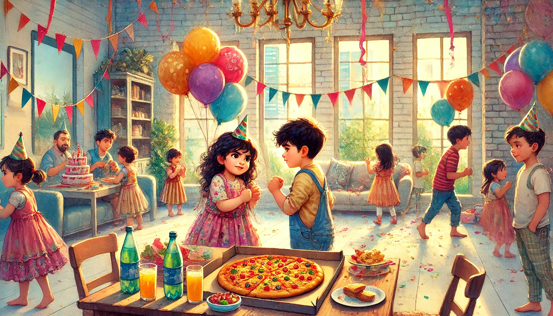 Fight for Last Slice of Pizza